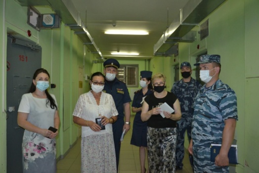 Члены общественной наблюдательной комиссии посетили СИЗО №1 УФСИН России по Калужской области