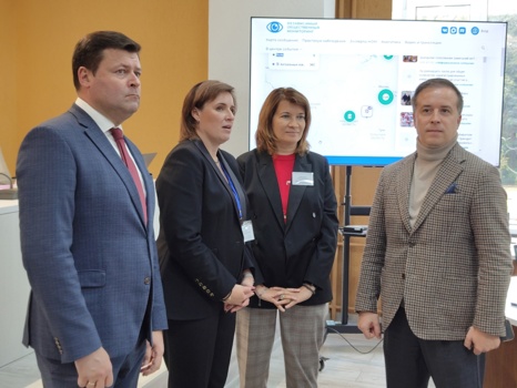 Штаб общественного наблюдения с рабочим визитом посетили Председатель Думы городского округа города Калуги Юрий Моисеев и директор Калужского филиала РАНХиГС Алексей Чернов
