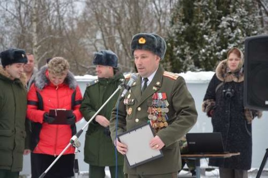 Юнармейцы приняли клятву.