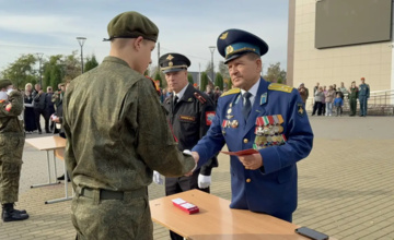 В Перемышльском техникуме эксплуатации транспорта состоялась церемония принятия кадетской присяги